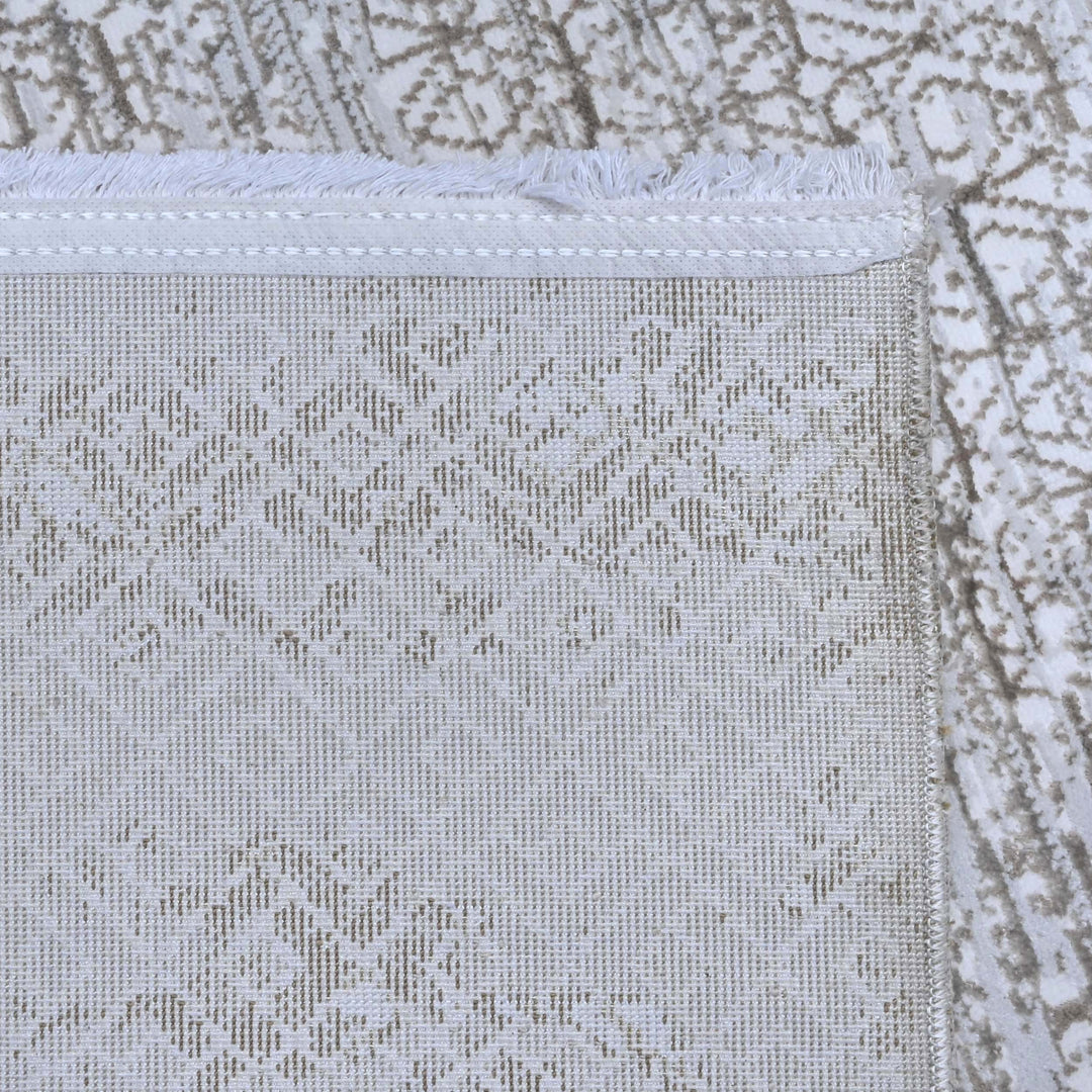 Silver Grey Turkish Rug 5X8 FT