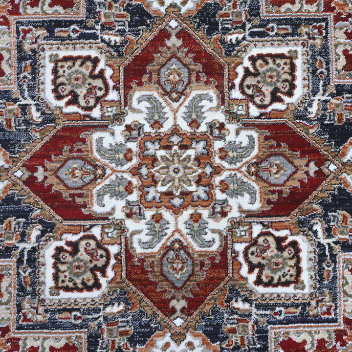 Crimson Red Turkish Rug 5X8 FT