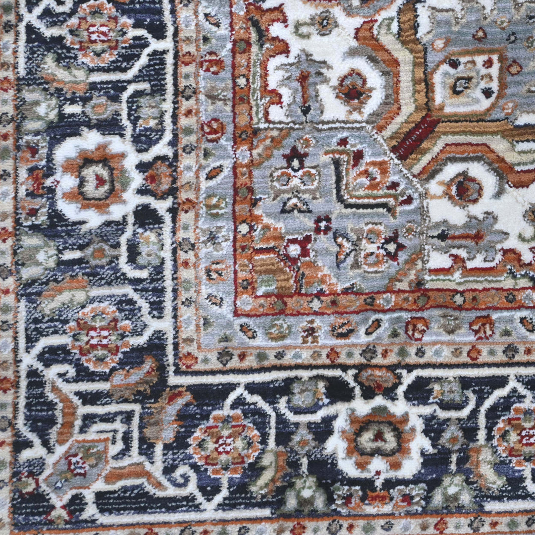Crimson Red Turkish Rug 5X8 FT