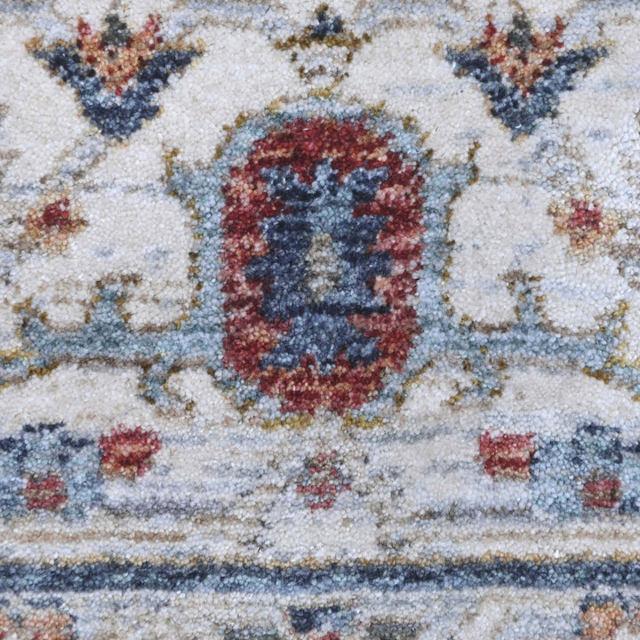Forest Green Floral Turkish Rug 7x10 ft