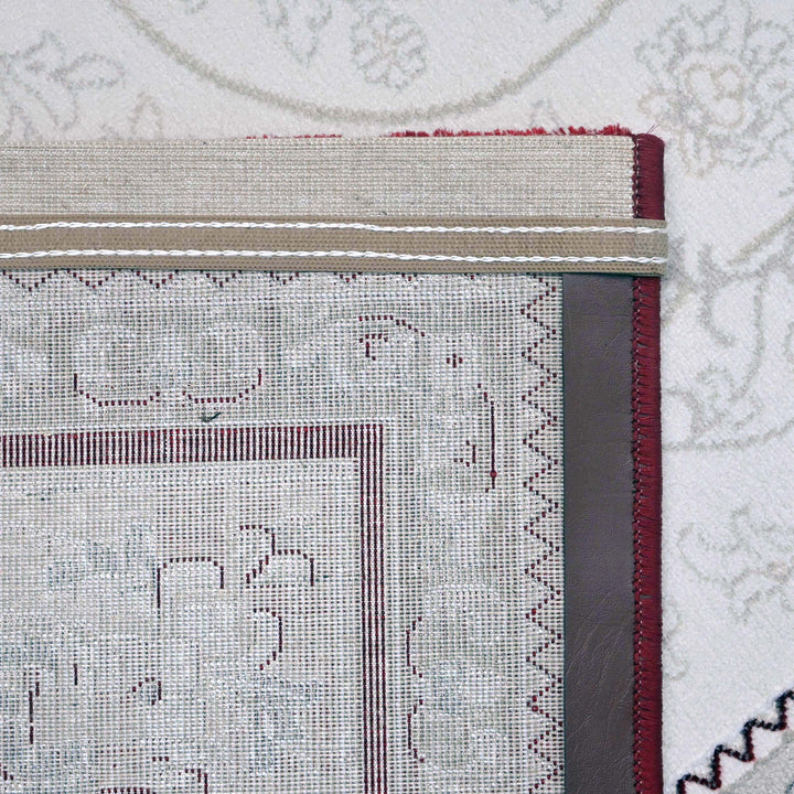 Warm Ivory & Cream Turkish Rug 7x10 ft