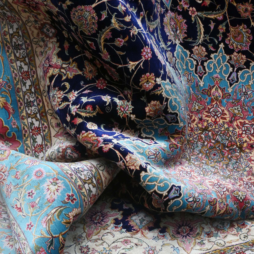 Supreme Fine Persian Silk Rug 5X8 Ft