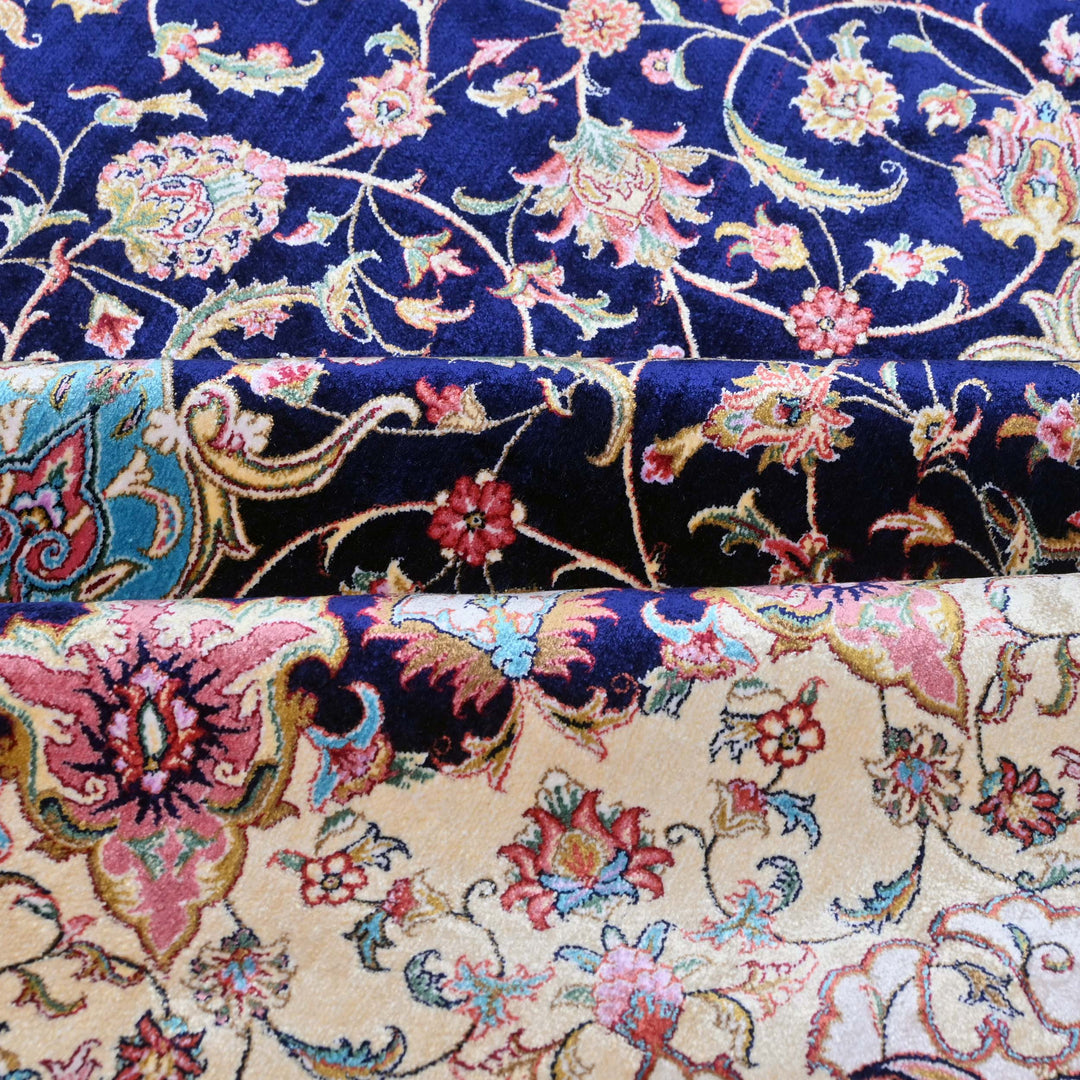 Supreme Fine Persian Silk Rug 5X8 Ft