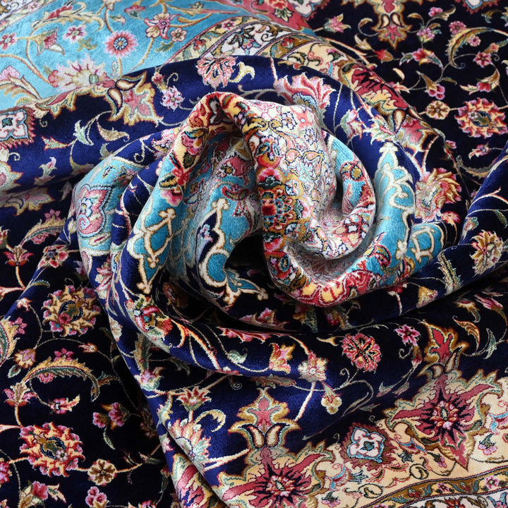 Supreme Fine Persian Silk Rug 5X8 Ft