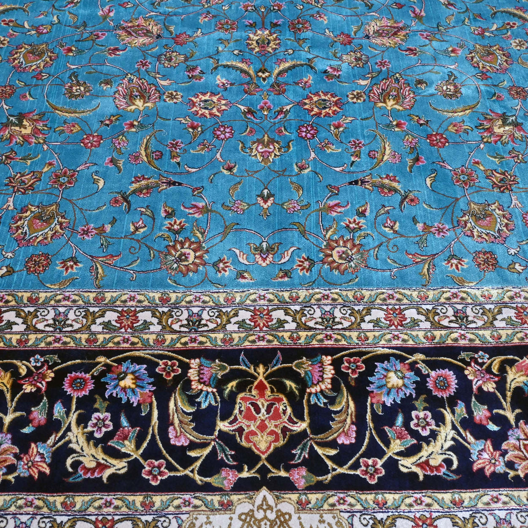 Supreme Fine Persian Silk Rug 5X8 Ft
