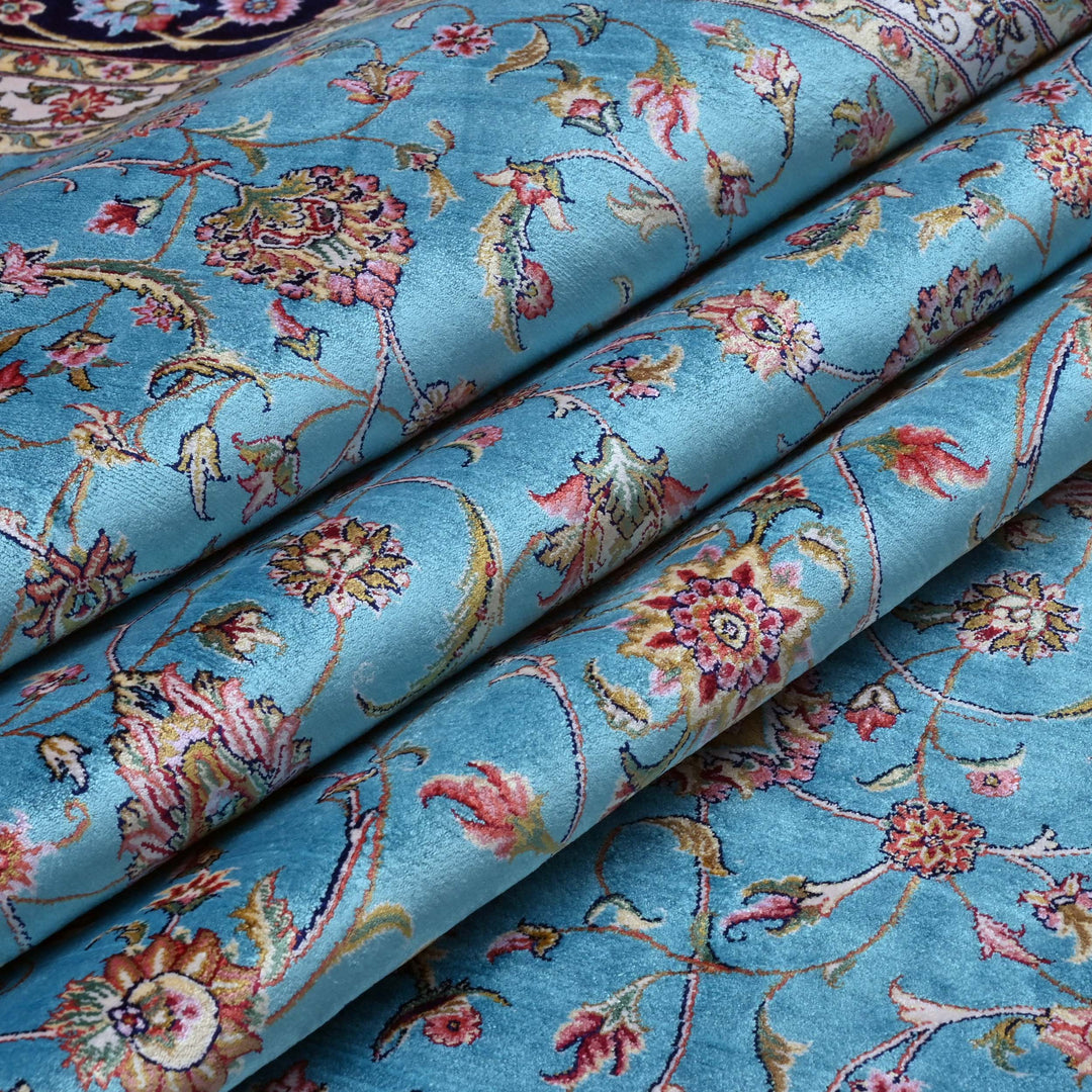 Supreme Fine Persian Silk Rug 5X8 Ft