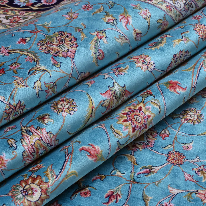 Supreme Fine Persian Silk Rug 5X8 Ft