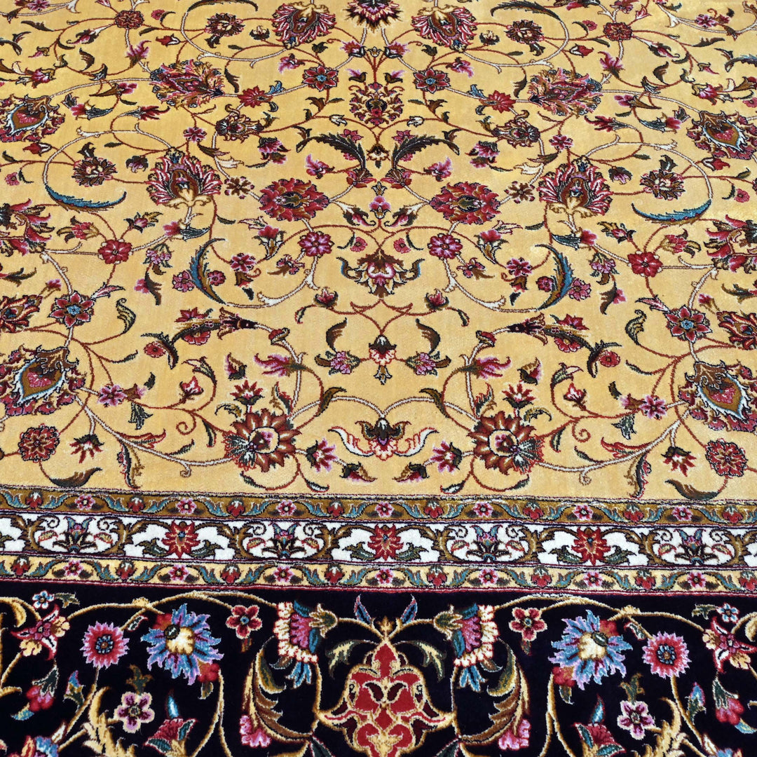 Supreme Fine Persian Silk Rug 5X8 Ft