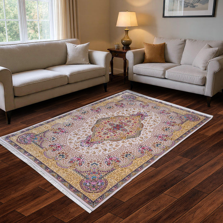 Supreme Fine Persian Silk Rug 7x10 Ft