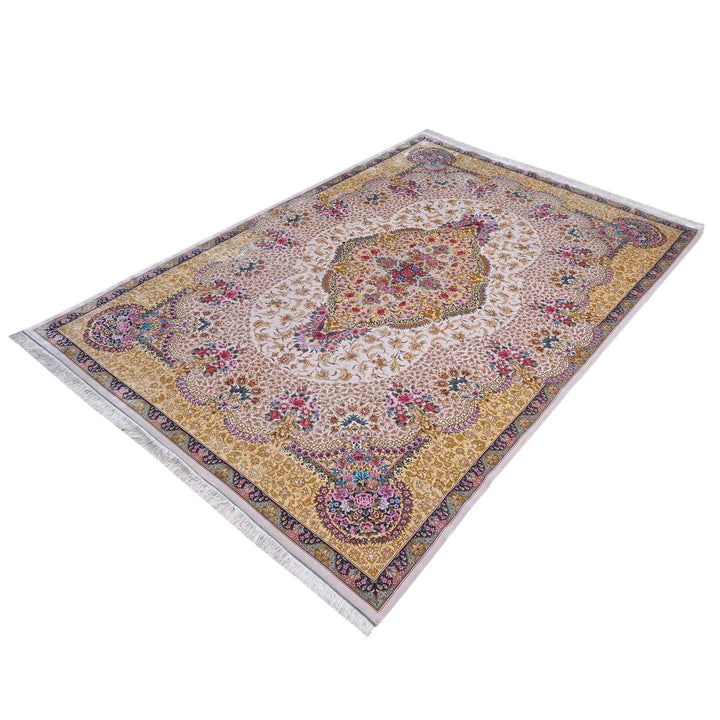 Supreme Fine Persian Silk Rug 7x10 Ft