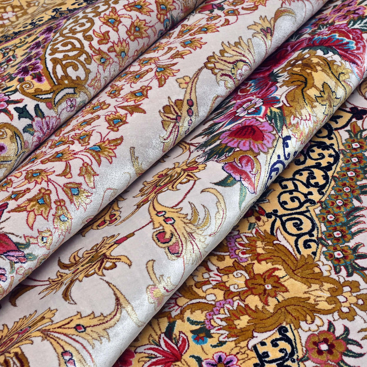 Supreme Fine Persian Silk Rug 7x10 Ft