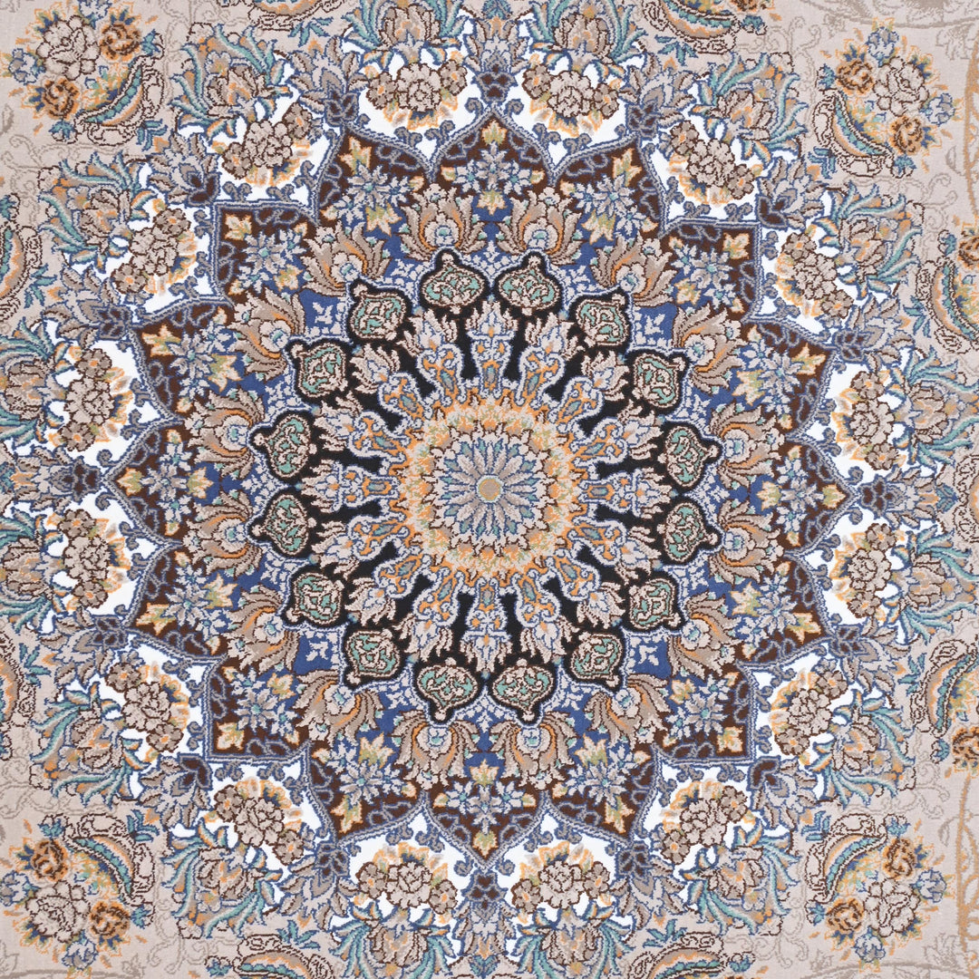 Blush Pink Persian Khas Rug  5X8 ft