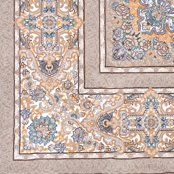 Blush Pink Persian Khas Rug  5X8 ft