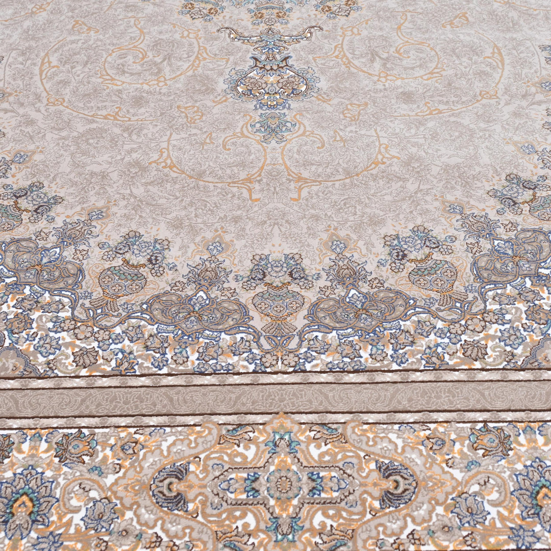 Blush Pink Persian Khas Rug  5X8 ft