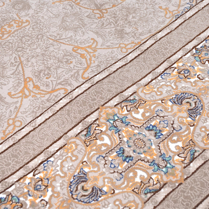 Blush Pink Persian Khas Rug  5X8 ft