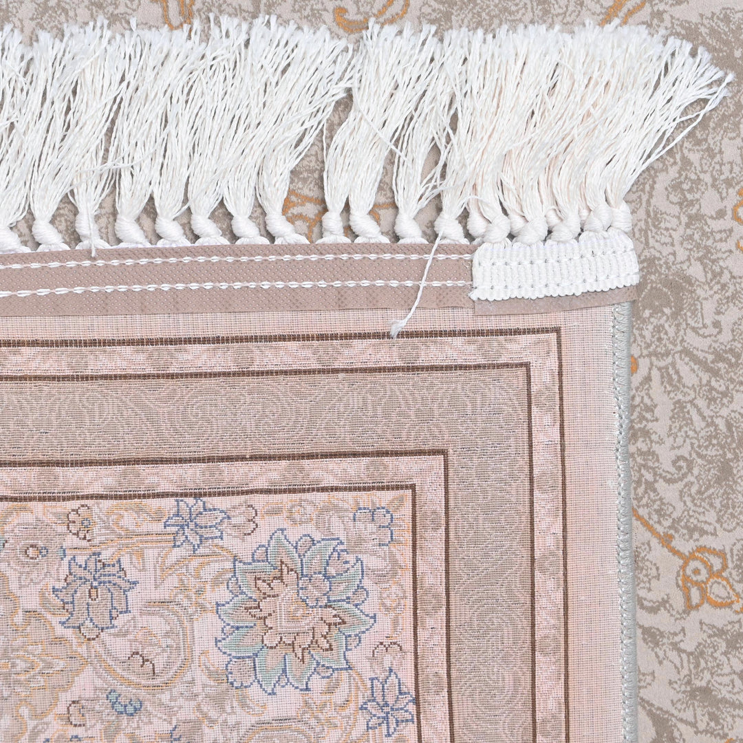 Blush Pink Persian Khas Rug  5X8 ft