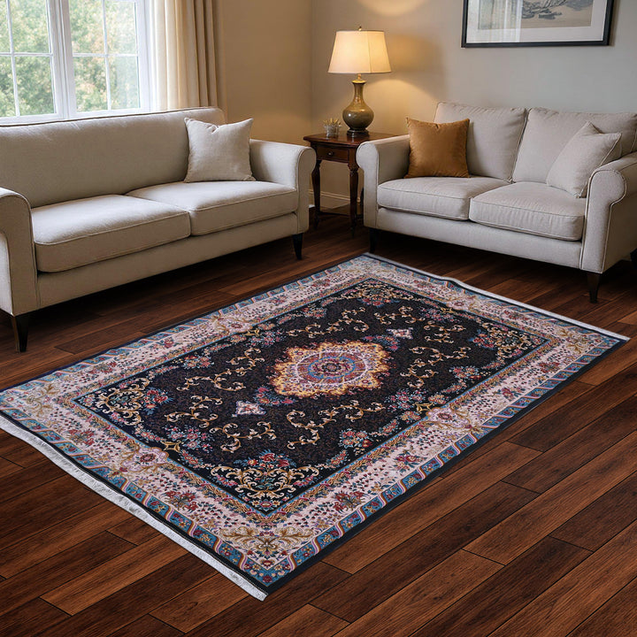Supreme Fine Persian Silk Rug 7x10 Ft