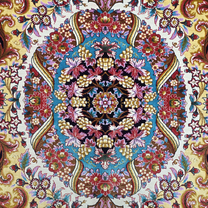 Supreme Fine Persian Silk Rug 7x10 Ft