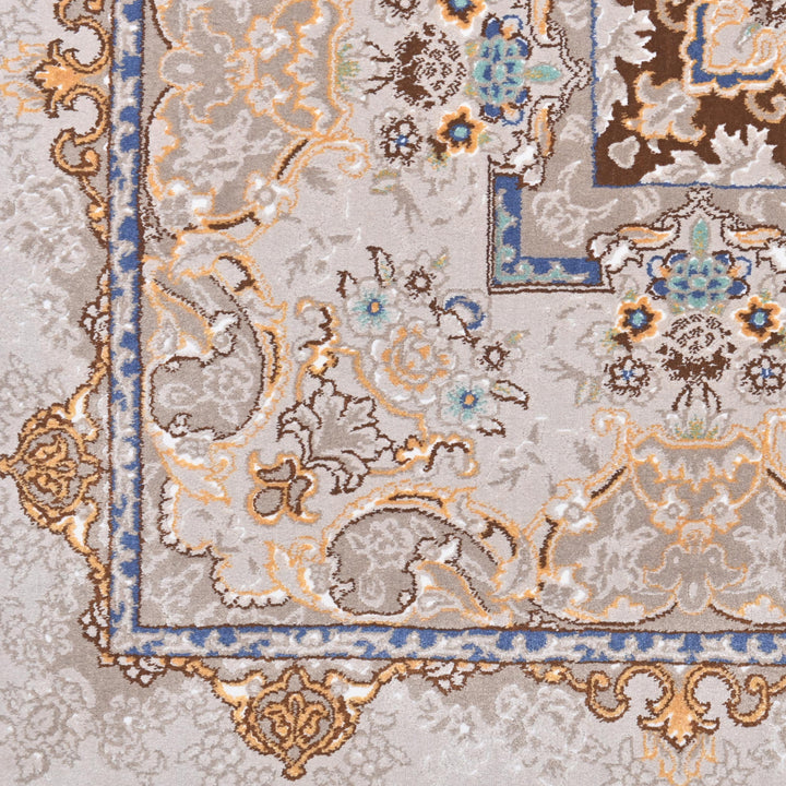 Blush Pink Persian Khas Rug  5X8 ft