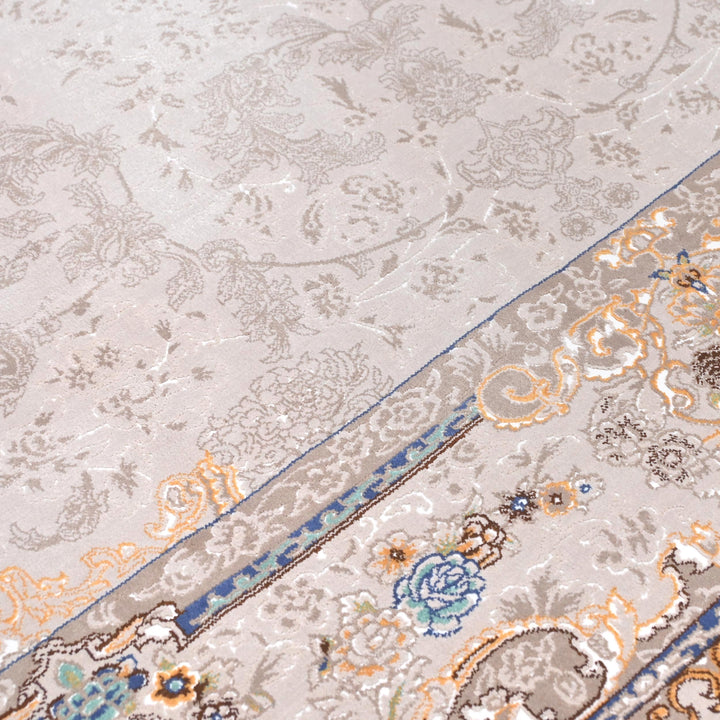 Blush Pink Persian Khas Rug  5X8 ft