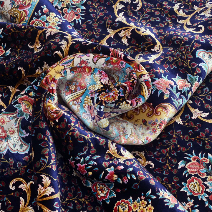 Supreme Fine Persian Silk Rug 7x10 Ft