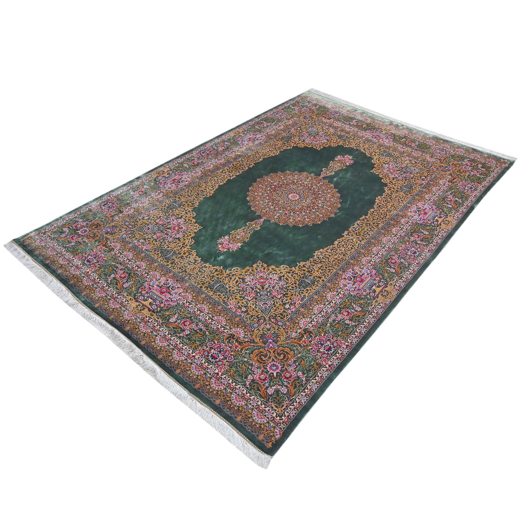 Supreme Fine Persian Silk Rug 7x10 Ft