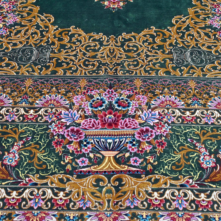 Supreme Fine Persian Silk Rug 7x10 Ft