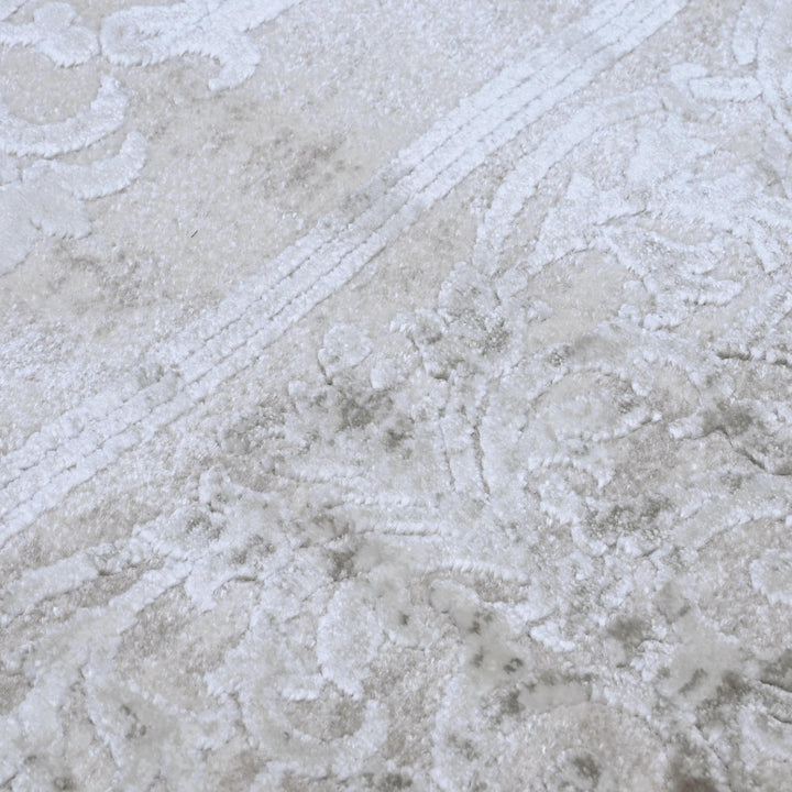 Grey Vintage Turkish Rug 5X8 ft