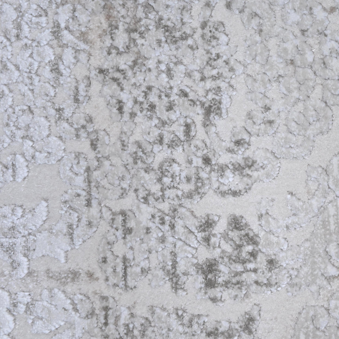 Grey Vintage Turkish Rug 5X8 ft