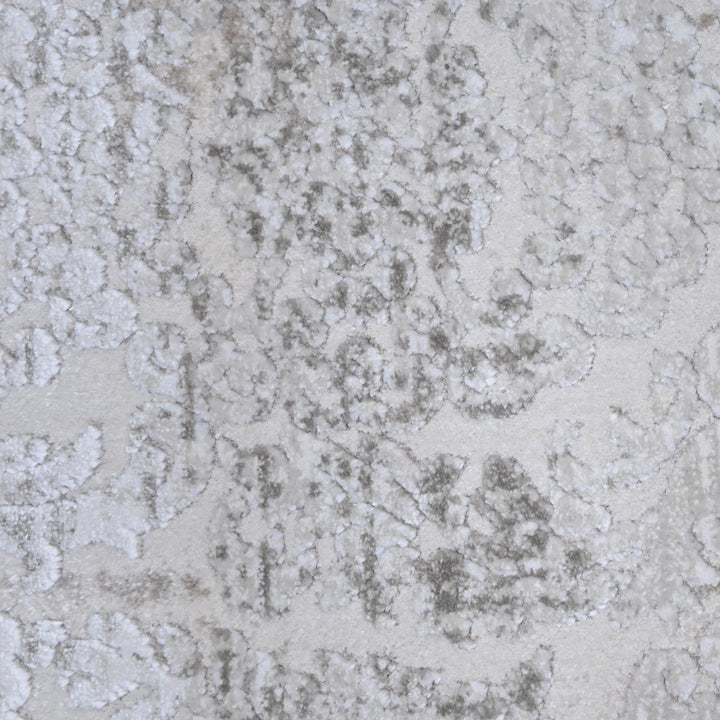 Grey Vintage Turkish Rug 5X8 ft