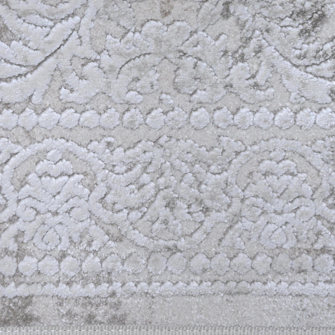 Grey Vintage Turkish Rug 5X8 ft