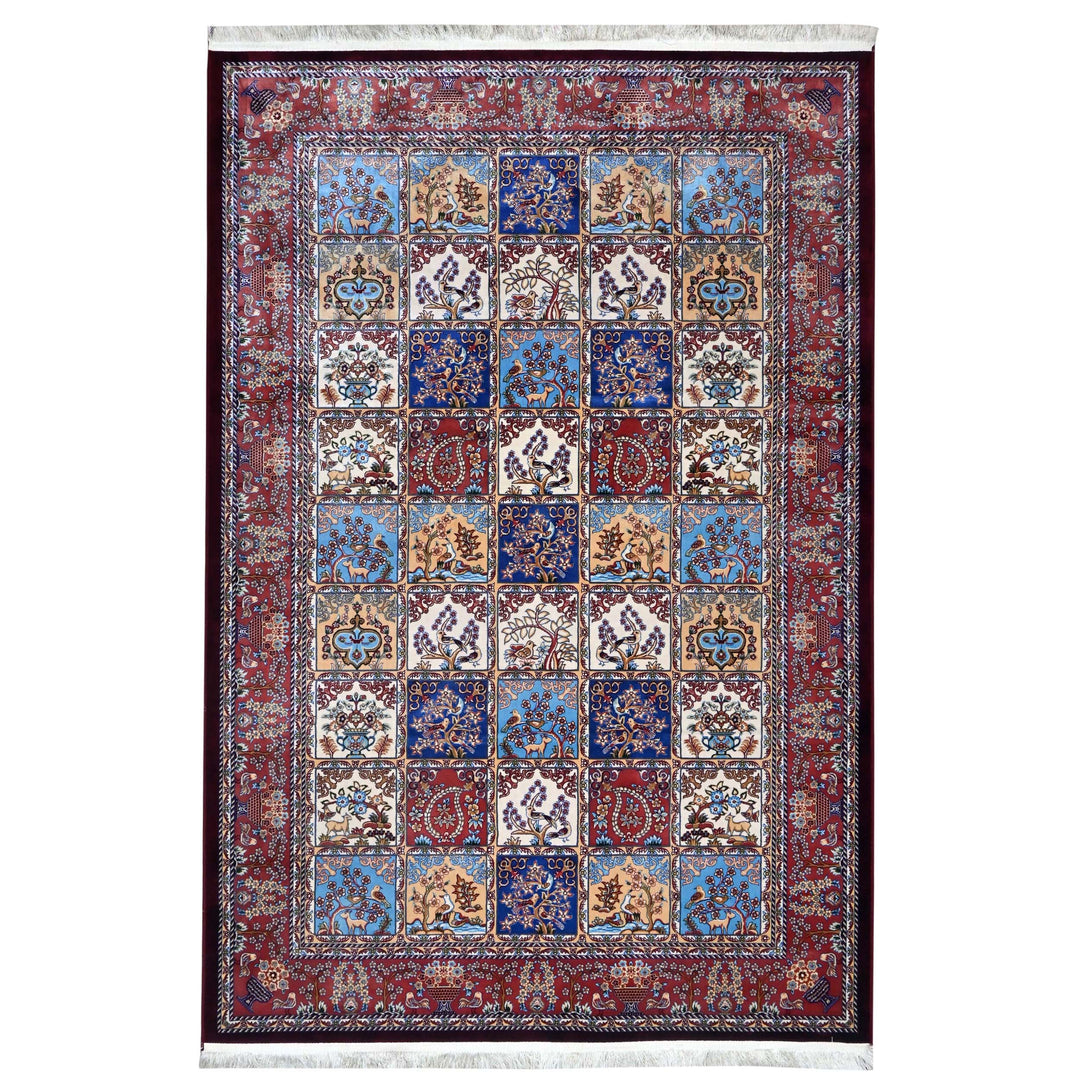 Supreme Fine Persian Silk Rug 4X6 Ft