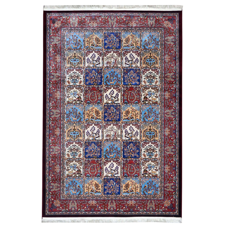 Supreme Fine Persian Silk Rug 4X6 Ft