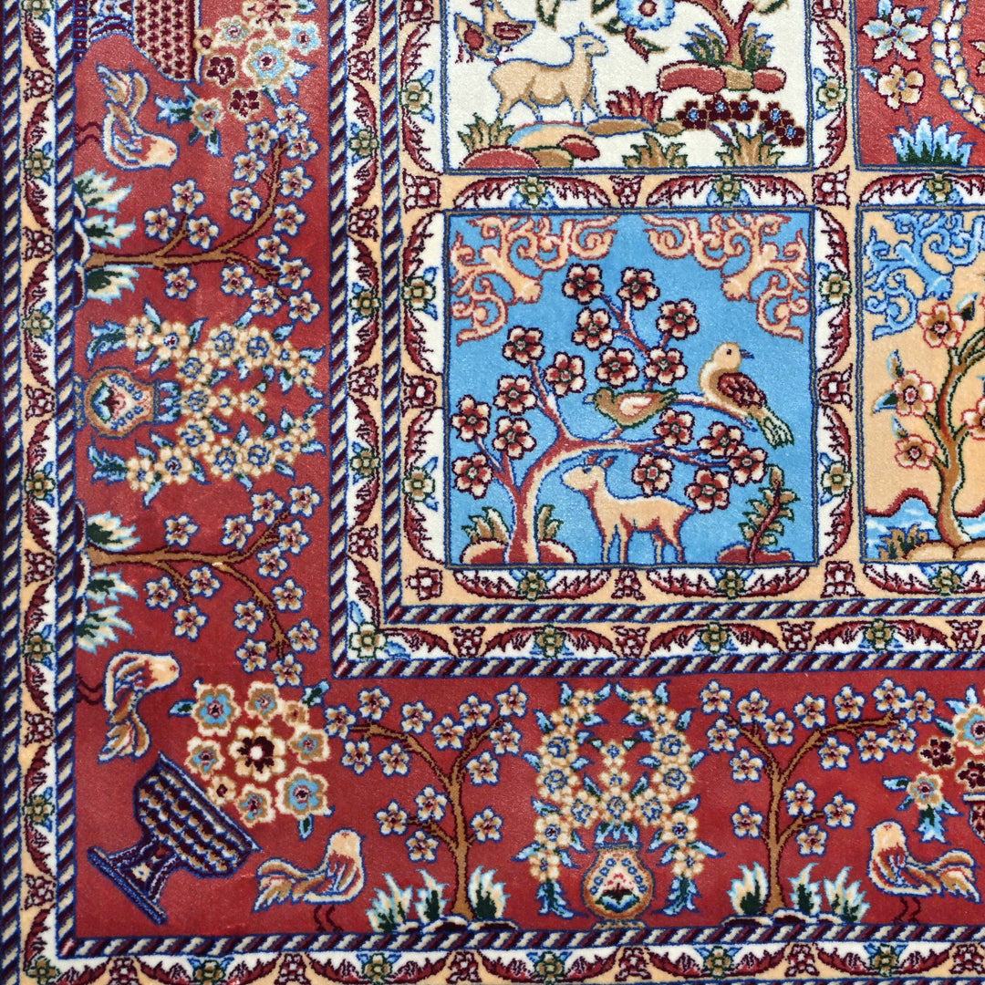 Supreme Fine Persian Silk Rug 4X6 Ft