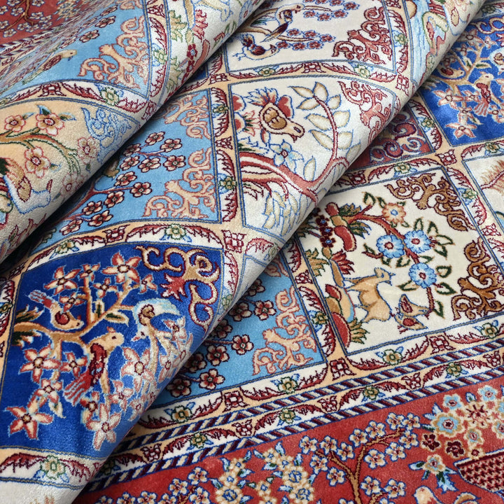 Supreme Fine Persian Silk Rug 4X6 Ft