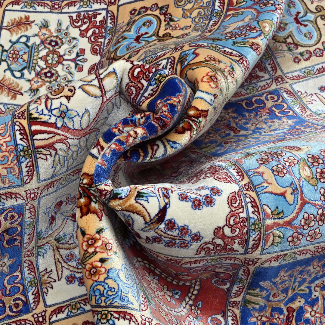 Supreme Fine Persian Silk Rug 4X6 Ft