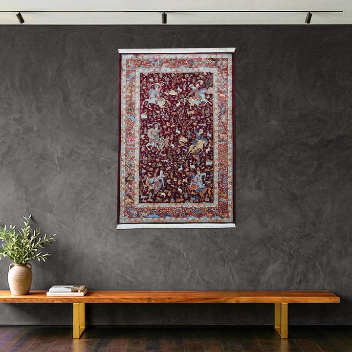 Supreme Fine Persian Silk Rug 4X6 Ft