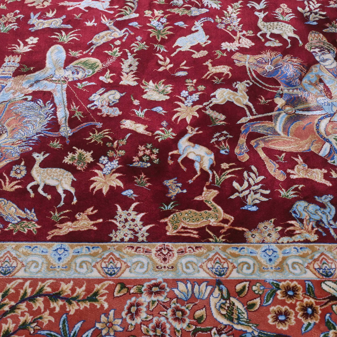 Supreme Fine Persian Silk Rug 4X6 Ft