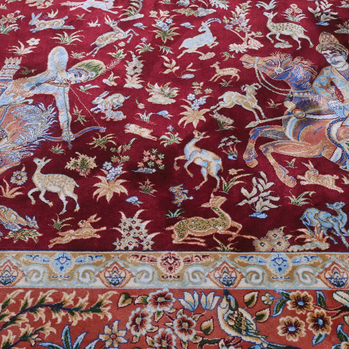 Supreme Fine Persian Silk Rug 4X6 Ft