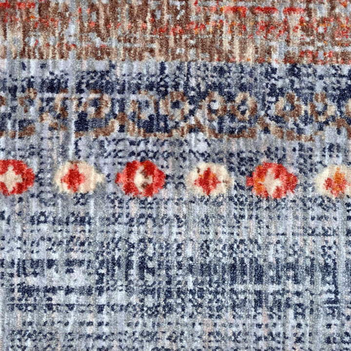 Multi-Color Vintage Turkish Rug 5X8 ft