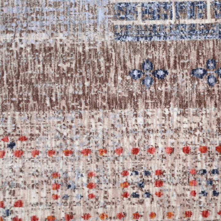 Multi-Color Vintage Turkish Rug 5X8 ft