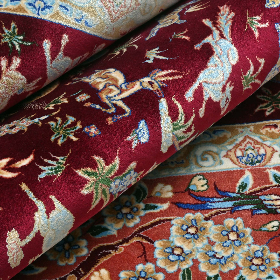 Supreme Fine Persian Silk Rug 4X6 Ft