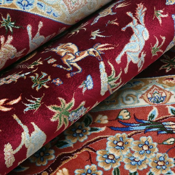 Supreme Fine Persian Silk Rug 4X6 Ft