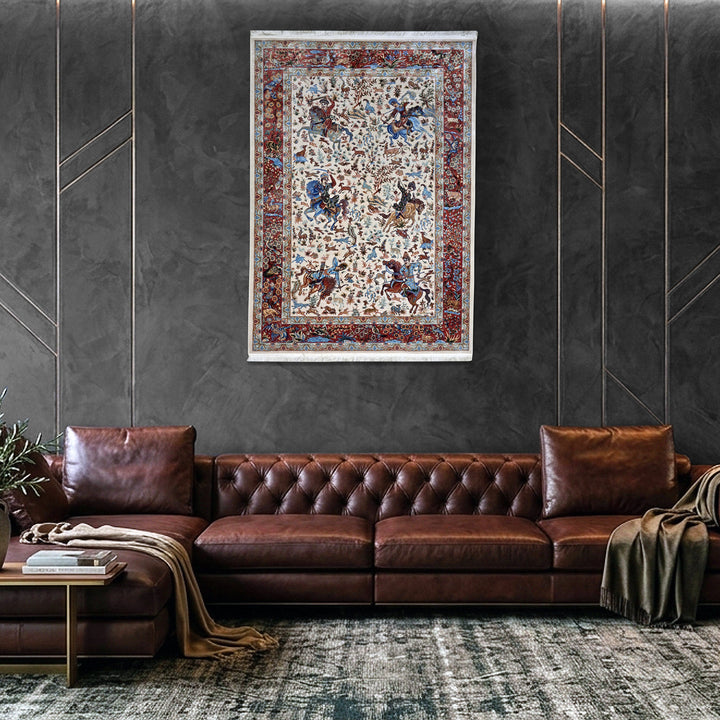 Supreme Fine Persian Silk Rug 4X6 Ft