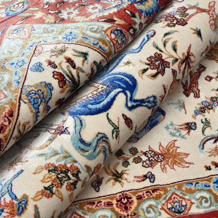 Supreme Fine Persian Silk Rug 4X6 Ft