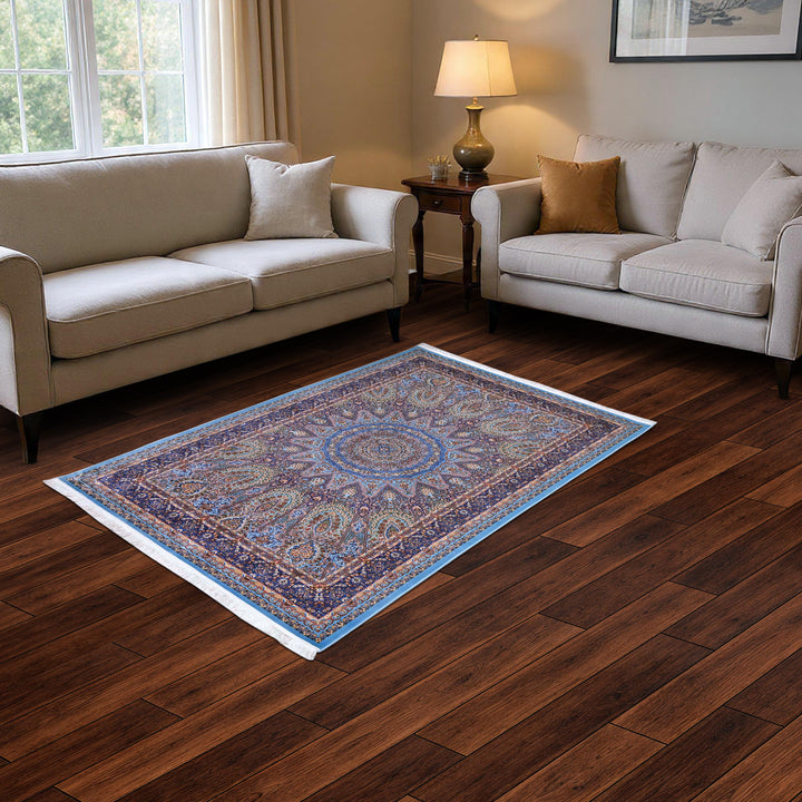 Supreme Fine Persian Silk Rug 4X6 Ft