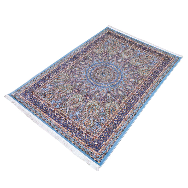 Supreme Fine Persian Silk Rug 4X6 Ft