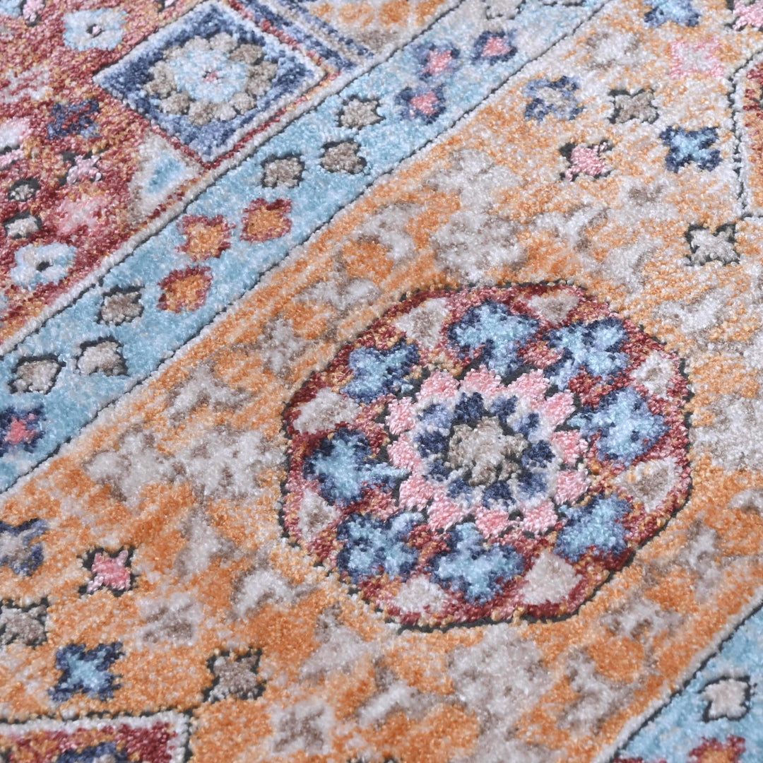 Rust Traditional Turkish Rug 5X8 ft