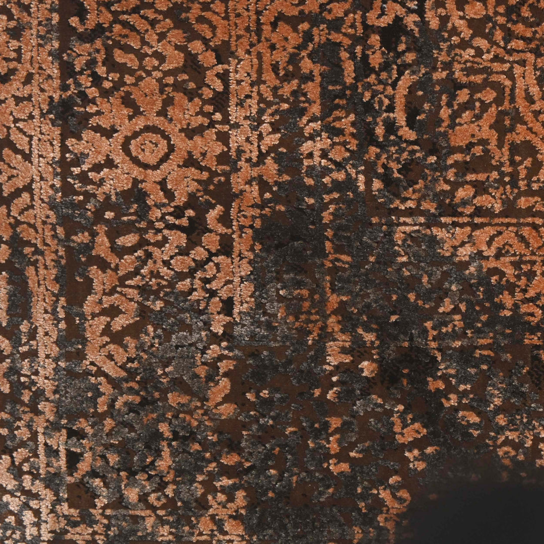 Terracotta Orange Turkish Rug 5X8 FT