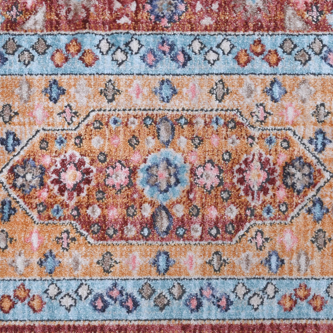 Rust Traditional Turkish Rug 5X8 ft